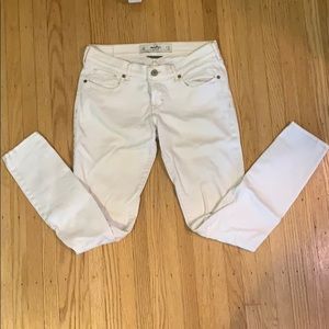 Ambercrombie & Fitch white denim